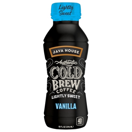 Javahouse Java House Authentic Cold Brew Vanilla Lightly Sweet 10 oz. RTD, PK12 FCB09060